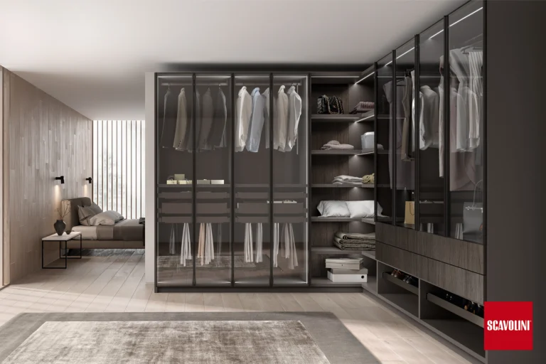 Scavolini armadio walk in fluida Roma progettala con noi al miglior prezzo Marinelli design group Scavolini Store Roma trionfale Scavolini Store Roma tuscolana