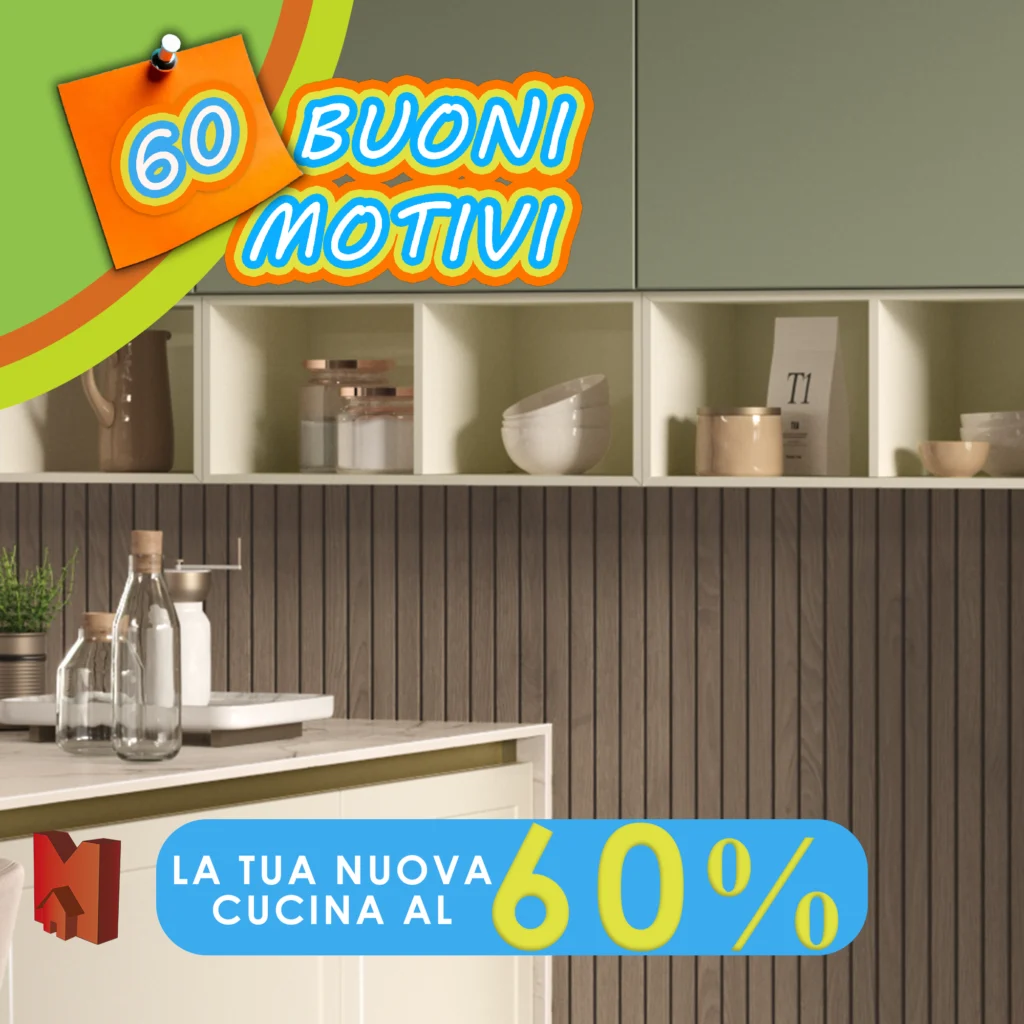 promo cucina 60% Scavolini EvoCucine Marinelli Design Group cucina Roma