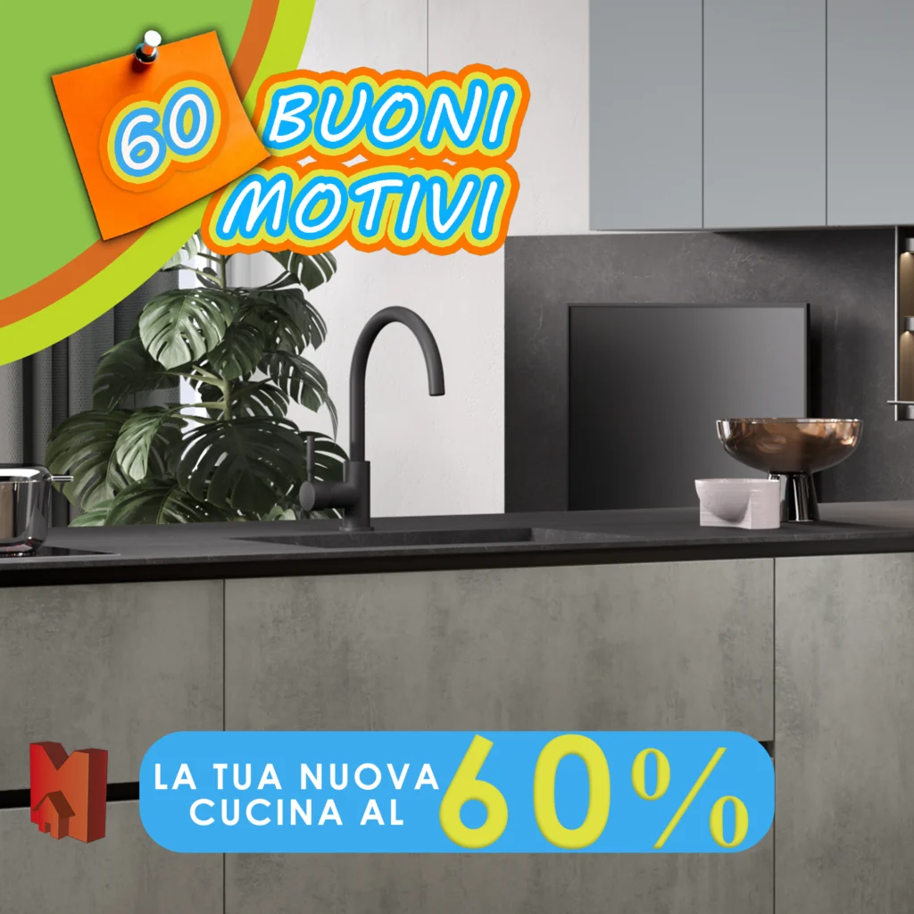 promo cucina 60% Scavolini EvoCucine Marinelli Design Group cucina Roma