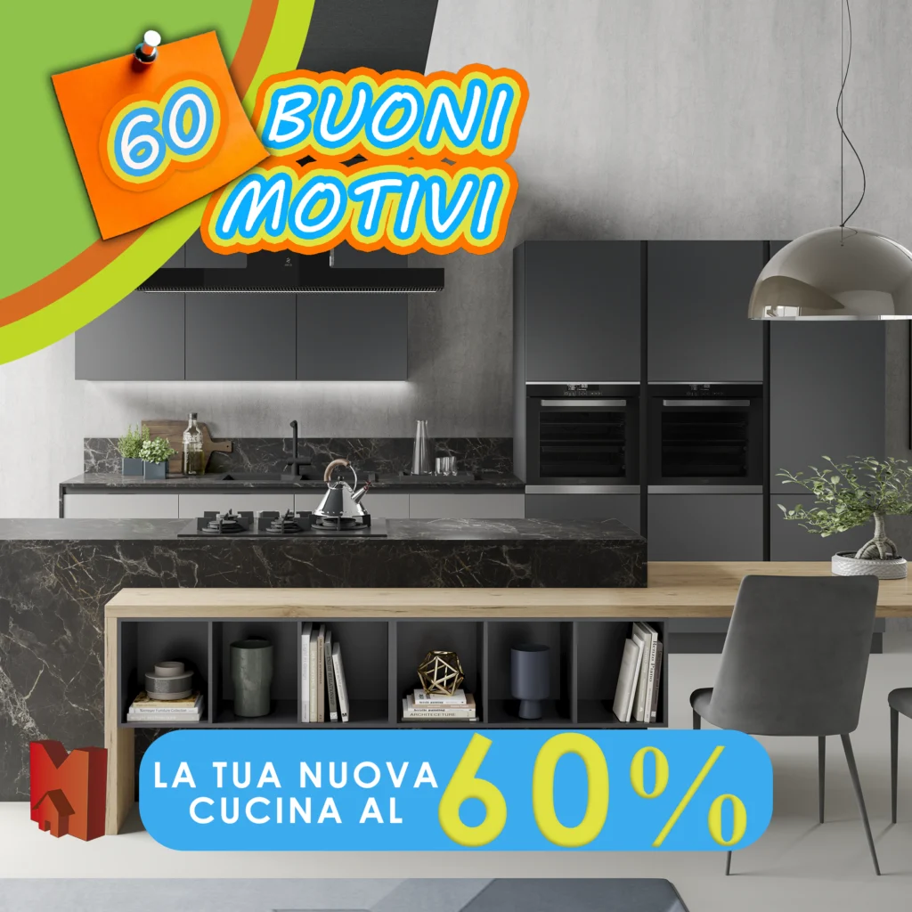 promo cucina 60% Scavolini EvoCucine Marinelli Design Group cucina Roma